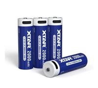 4 Piles Rechargeables USB-C AA / HR6 2000mAh Xtar Li-ion 1.5V