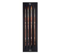 4 pinceaux - Rond - Traceur - Plat - Aquarelle - Isabey - Isaqua - Fibres synthétiques
