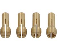 4 pinces de serrage pour Ø 0,3 - 3,2 mm Donau Elektronik 1508