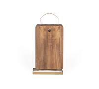 Set de 4 planches à découper - LIVOO - MES152 - Bois acacia FSC - 22 x 14 cm - Support métallique