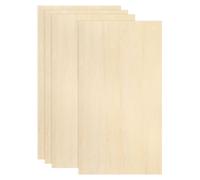 4 plaques de bois de tilleul, dimensions 45 x 60 x 3 mm, idéales pour la peinture et le modélisme