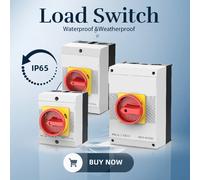 4 pôles 16A 32A 40A 3 pôles 63A 150A électrique IP65 AC isolateur interrupteur charge interrupteur étanche ON OFF interrupteurs de déconnexion 4P rotary switch