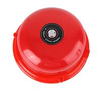 4 pouces Cloche d'incendie, Sonnerie d'alarme,Alarme d'Incendie de Sécurité, Filaire Fixée au Mur, Appropriée aux Hôtels, Usines, Bureaux, Ecoles (12V)