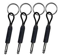 4 Prises Porte clé Mural,Porte cle Marshall jack JCM800,Rangement clef | Guitares Classiques,Marshall Key Holder, pour les Amateurs de Musique(Noir)