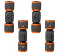4 raccords avec valve de régulation, connecteur de tuyau d'arrosage avec | Raccord de tuyau d'arrosage - Raccord de tuyau Gardena avec robinet d'arrêt pour irrigation et nettoyage
