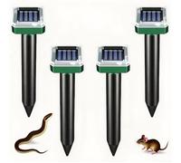 4 répulsifs à vibrations du sol à énergie solaire - Éloignez les rats et les serpents de votre jardin et de votre ferme !