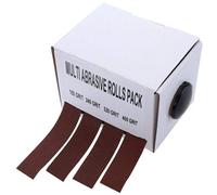 4 Rouleaux Bande Abrasive Cordon Émeri Tissu Papier Abrasif Sec Bande Boîte Bois Meulage Rouleau Ceintures Pour Tourneurs En Bois Automobile
