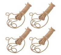 4 Rouleaux Ficelle de Jute pour Manche de Hache, Rouleaux | Tressage , Style Vintage, Prise Confortable et Antidérapante, Usage Bricolage et Exploration