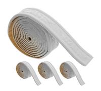 4 Rouleaux Moulures Adhésives Murales Blanches en PVC | Peel And Stick Wall Molding, Résistance aux Chocs, Anti-fissures, Anti-déformation, pour Plafond et Angles