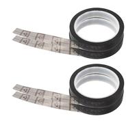 4 Rouleaux Ruban Adhésif Esd Double Face à Grille PET Noir | Maille Conductrice, Adhérence Renforcée, Usage en Atelier et Assemblage, pour Surfaces Esd et Plastique
