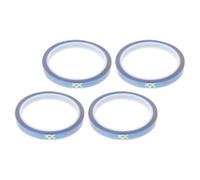 4 Rouleaux Ruban Adhésif Résistant à Chaleur, 4 20mm X 33 M | Film Polyester Adhésif Silicone, Positionnement Sûr et Retrait Propre, Bleu, pour Projets DIY et Soudure