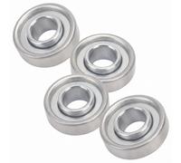 4 Roulements Roue Tondeuse Ø12,7x28,6x11mm | Acier Haute Résistance, Pour Honda HR215, Pour Honda HRB536, Pour MTD