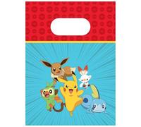 4 Sacs cadeaux en papier Pokémon Next Generation - Bleu