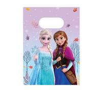 4 Sacs cadeaux papier La reine des neiges Frozen Idyllic Wonder - Rose