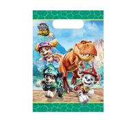 4 Sacs cadeaux papier Pat patrouille Dino movie - Vert