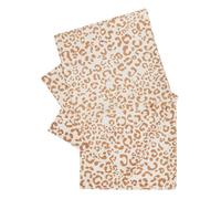 4 serviettes Leopadi beige lin L40xp40xH0,1cm - Atmosphera Créateur d'intérieur