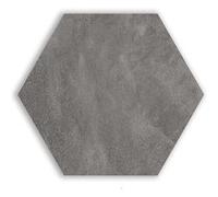 4 stickers carreaux HEXAGONE 15 x 13 cm GRIS G