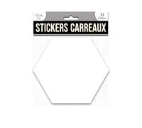 4 Stickers effet marbre - 15 x 13 cm