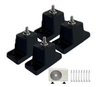 4 Support Climatiseur Exterieur Nonvibrations Caoutchouc Supports Clim | Capacité de Charge 500 Kg, Nondérapant pour Condenseurs de Climatiseurs Split 9 000 à 42 000 BTU(11x6cm/4x2in)