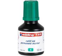 edding T 25 Recharge pour marqueur permanent, vert, 30 ml