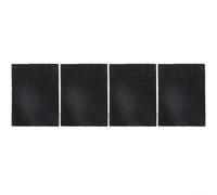 4 Tapis Filtrants 9.5x7cm Pour Poubelles Cuisine | Fits Joseph Bins, Effective Odour Absorption, Material, Includes Double-sided Tape, 4-pack