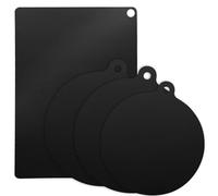 4 Tapis Protection Plaque Induction, 22cm/24,5cm/25X35cm Protège Plaque Induction en Silicone, Résistant à la Chaleur Jusqu'à 230 °C, Résistants à l'huile, Faciles à Nettoyer