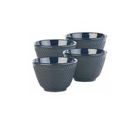 : 4 tasses à thé style Arare japonais - Noir