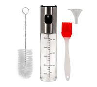 4-teiliges Set Ölsprüher Sprühflasche 100 mlBackpinsel Flaschenbürste Öltrichter