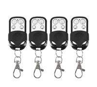 4 télécommandes avec 4 Touches universelles fréquence 433,92 MHz pour Garage et portails