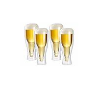 : 4 verres à bière à double paroi - 33 cl