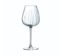 4 verres à pied 47 cl Swirly - Cristal d'Arques