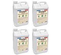 4 Vinaigres Désherbants - Prêt à Verser - Grand Format - 4x5L | Mauvaises Herbes - Allées Bordures Terrasses Trottoirs - Substance Naturelle - Jardin - VINPAV5X4