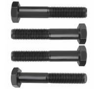 4 Vis De Lame De Tondeuse 3/8" 24 UNF 50,8mm Boulon pour Tracteur À Gazon | Lot de 4 vis de lame de tondeuse en acier haute résistance, 3/8" 24 UNF (9,5x50,8mm). Fixation stable compatible Alpina.