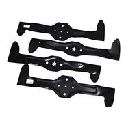 4 X 46,4 CM Lames pour tondeuses (2 X Droite + 2 X Gauche) pour Husqvarna Partner McCulloch Rally Electrolux Jonsered Craftsman Yardpro AYP Bernard Hurricane Uniropa 186385, 186386, 186387, 186388