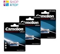 Pile CR123A / CR17335 / 123 Camelion Lithium 3V