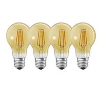 LEDVANCE Ampoule Smart+ Bluetooth Standard Filament doré E27 Dimmable Blanc chaud 2400K 60W