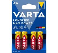 4 X pile alcaline LR06/AA Longlife Max Power VARTA