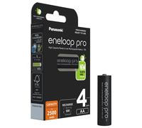 4 x piles AA Panasonic Eneloop Pro - 2500mAh