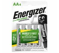 Energizer batterie rechargeable Mignon(AA) 1,2V 1300mAh NiMH (4St.)