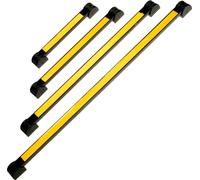 4 x RAIL MAGNETIQUE extra fort Rail magnétique avec support 200 300 460 600 mm JAUNE