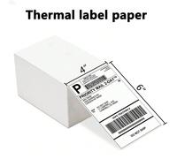 4"X6"X100 Feuilles de Papier Étiquette Thermique Fournitures Scolaires Rentrée Scolaire 4"*4"*100 feuilles,4"*6"*100 feuillesPapetier