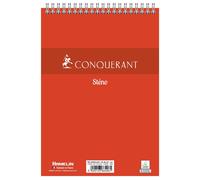 40 blocs-notes A5, format ligné (7 mm), 180 pages, couleur rouge