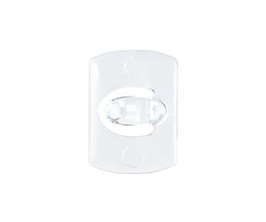 40 clips autocollants transparents pour décoration Command
