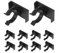 40 Ensembles Clips de Plinthe Cuisine Réglables en Plastique | Abs, Ouverture Semi Circulaire, Résistance aux Chocs la Chaleur, Installation Facile, Maison Bricolage