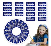 40 Gommes 2B, Gomme douce, Gomme blanche durable En plastique, Mini-gomme Enfants, Set de gommes pour l'école, le bureau, la salle de croquis, la peinture artistique