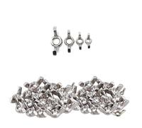 40 PCS Écrous Papillon Acier, Écrous Papillon en Acier Inoxydable, Assortiment Ecrou a Oreille, M4 M5 M6 M8 - DKSFJKL