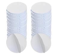 40 Pièces Adhesif Double Face Extra Fort Mousse, Pastille Adhesive Double Face Imperméables, Tampons en Mousse Adhésifs de Montage Robustes, pour la Maison, Bureau, Ronde (40mm)
