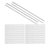 40 Pièces Bâtons de Colle Chaude Transparents 0,43x7,87 Pouces | Résine Adhésive, Prise Rapide, Forte Adhérence, Usages Maison et Menuiserie, Plastique Bois Métal