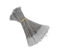 40 Pièces Brosse à Biberon en Acier Inoxydable, Nylon Argenté | Nettoyage Doux sans Rayures, Outil Flexible, pour Pailles de Gobelet et Usage la Cuisine Quotidien