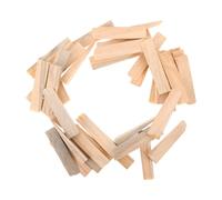 40 Pièces Butoir de Porte en Bois Triangulaire Antidérapant | Style Rustique Khaki, Grip Renforcé et Friction Accrue, pour Dortoirs et Usage Décoratif Discret